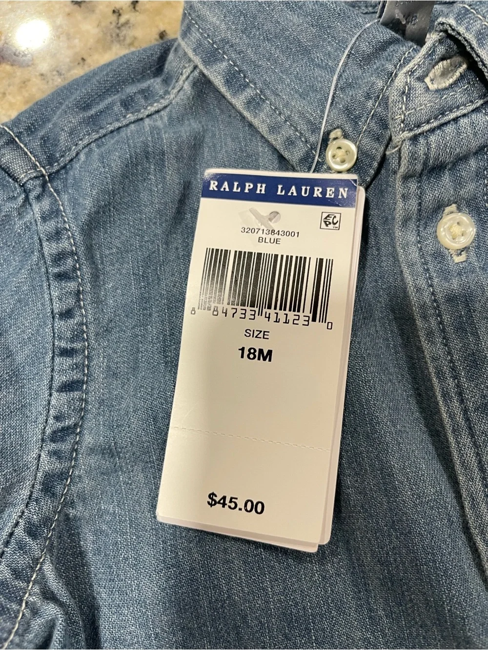 Ralph Lauren Light Blue Denim Shirt